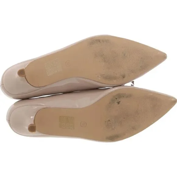 Journee Collection Beige Kitten Heels - Picture 5 of 6